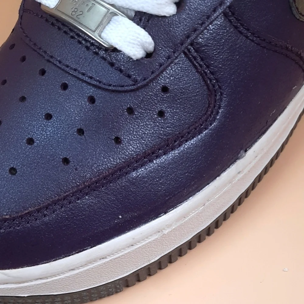 Nike Air Force 1 '07' Purple Metallic Women's Shoes ID#315115-501